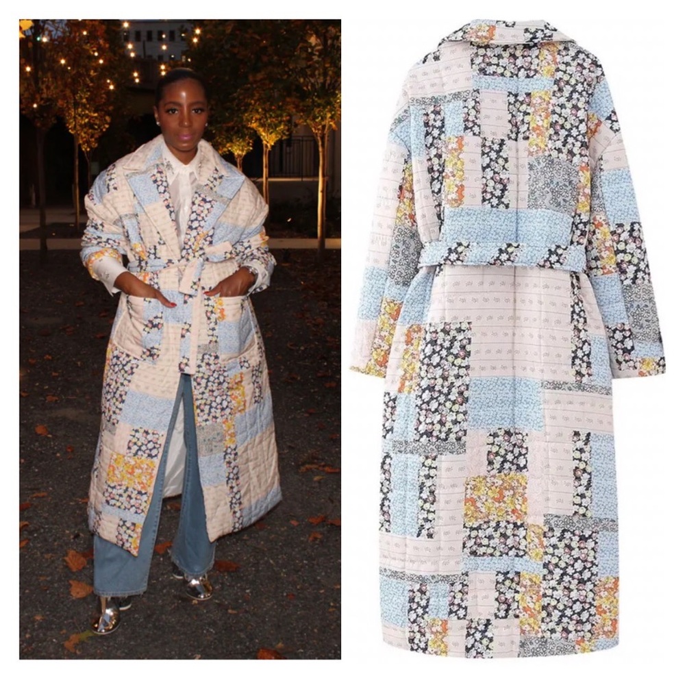 FlowerBomb Quilted Trench Coat🌼🌺